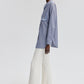 Camicia vichy con volant