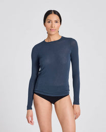Maglia in lana Thyra blu denim