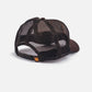 Cappellino trucker classico marrone cioccolato
