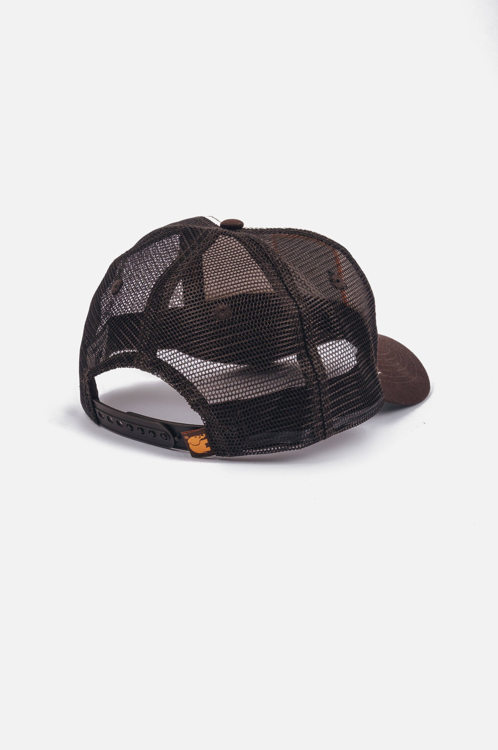 Cappellino trucker classico marrone cioccolato