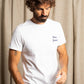 T-shirt in cotone biologico Beau Joueur bianco ottico