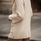 Cappotto strutturato in lana con collo alto