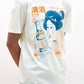 T-shirt Sake Geisha con stampa giapponese