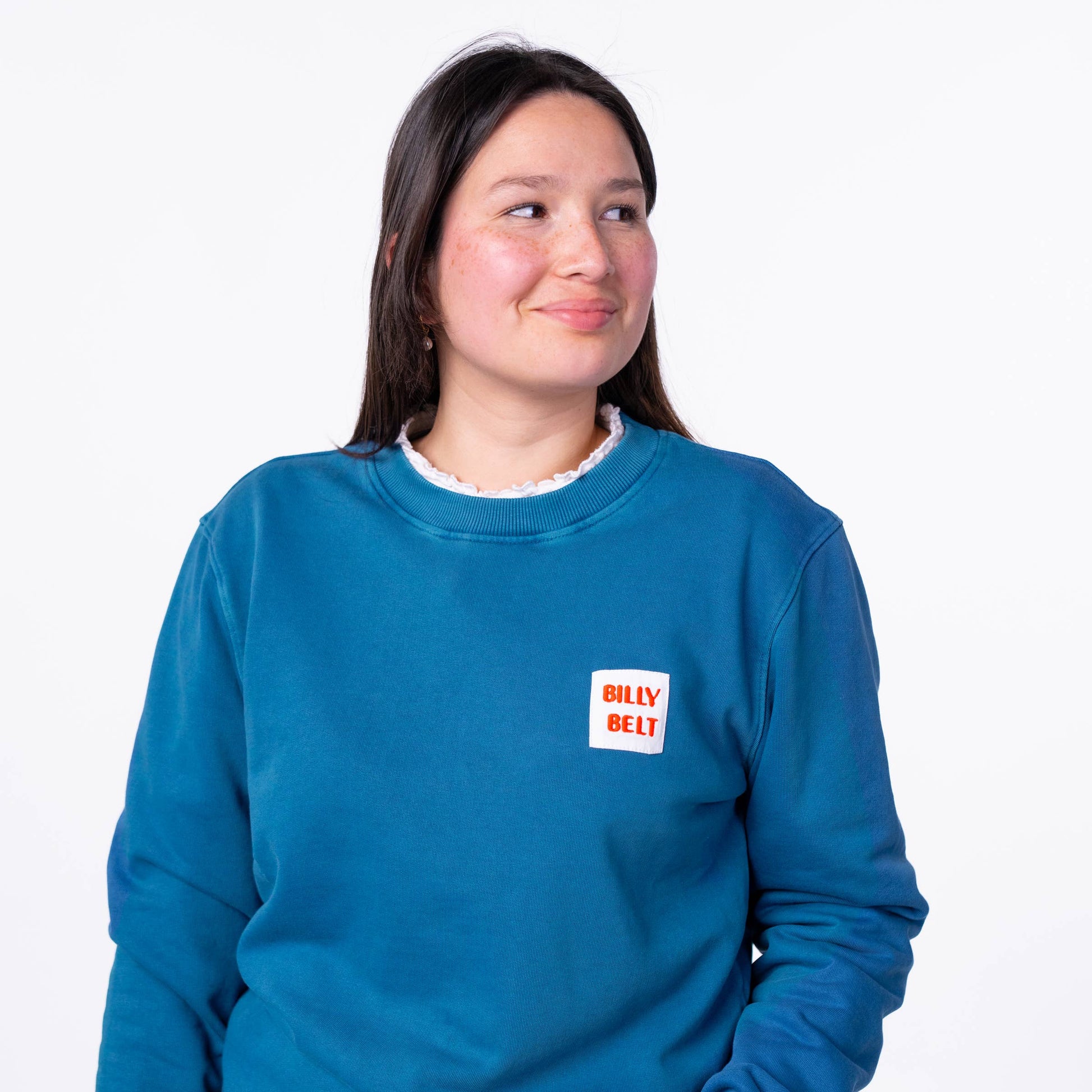 Felpa unisex Billyclub blu navy in cotone biologico