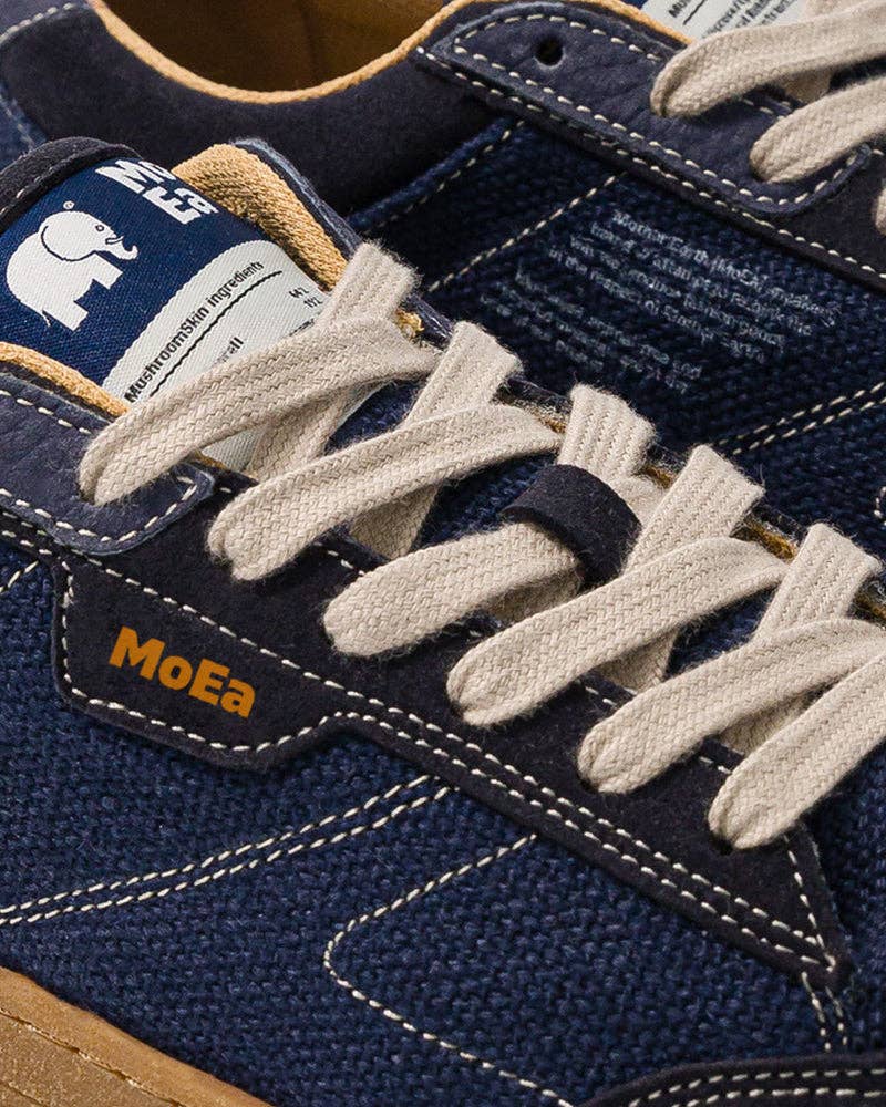 Sneakers vegane blu navy in pelle di fungo