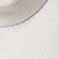 Maglione a maglia strutturata con collo alto