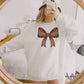 Felpa oversize con stampa fiocco football