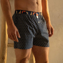 Boxer in cotone biologico con motivo a pois