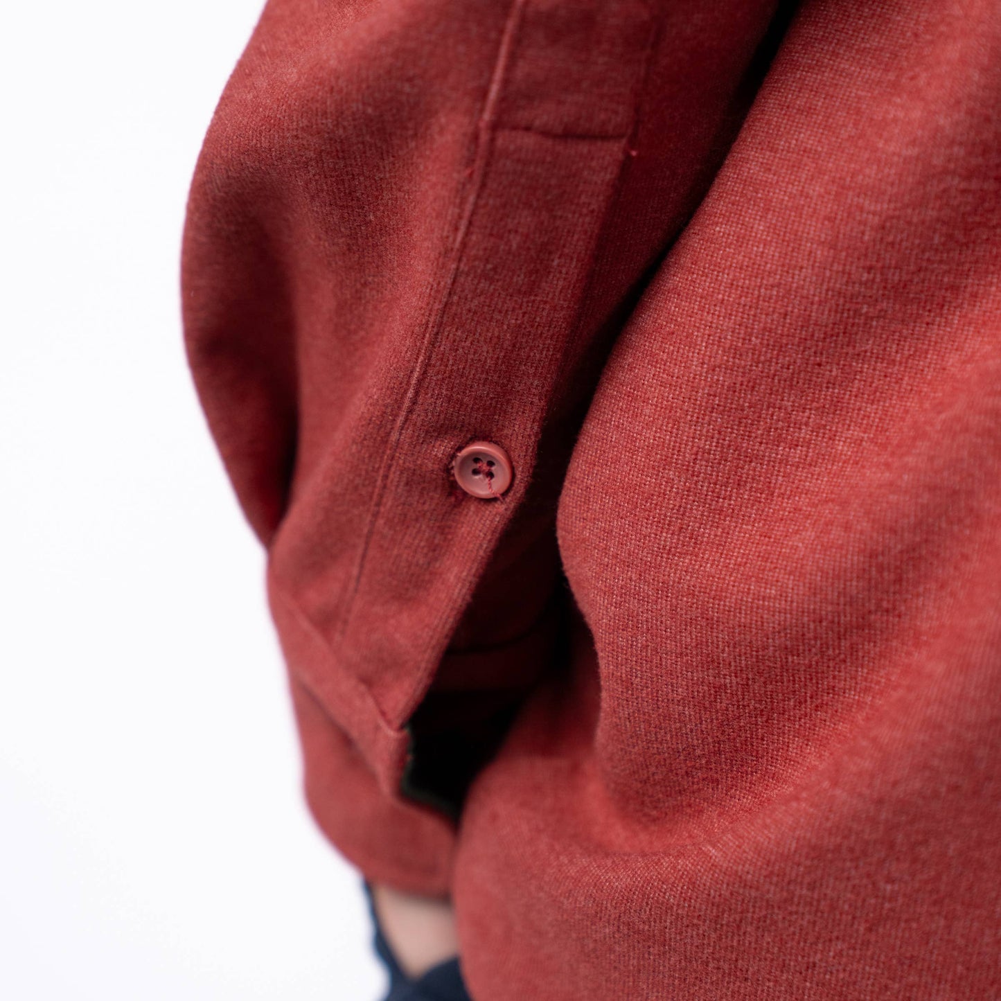 Sopracamicia in maglia antipiega bordeaux
