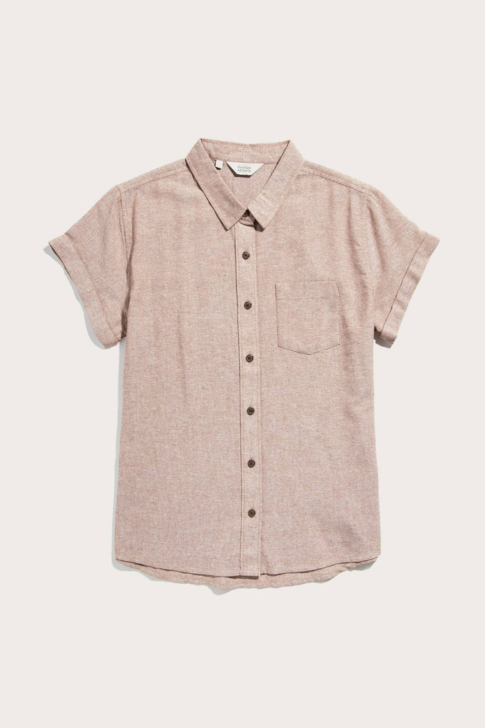 Camicia Bea in chambray ruggine