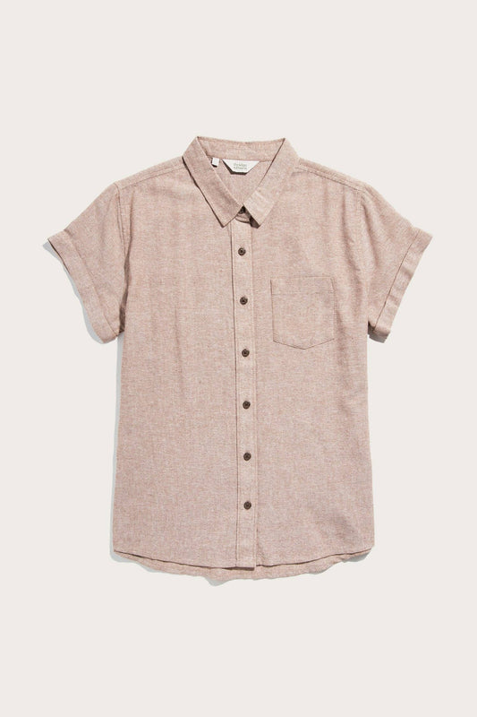 Camicia Bea in chambray ruggine