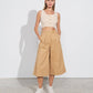 Pantaloni culotte in cotone 100%