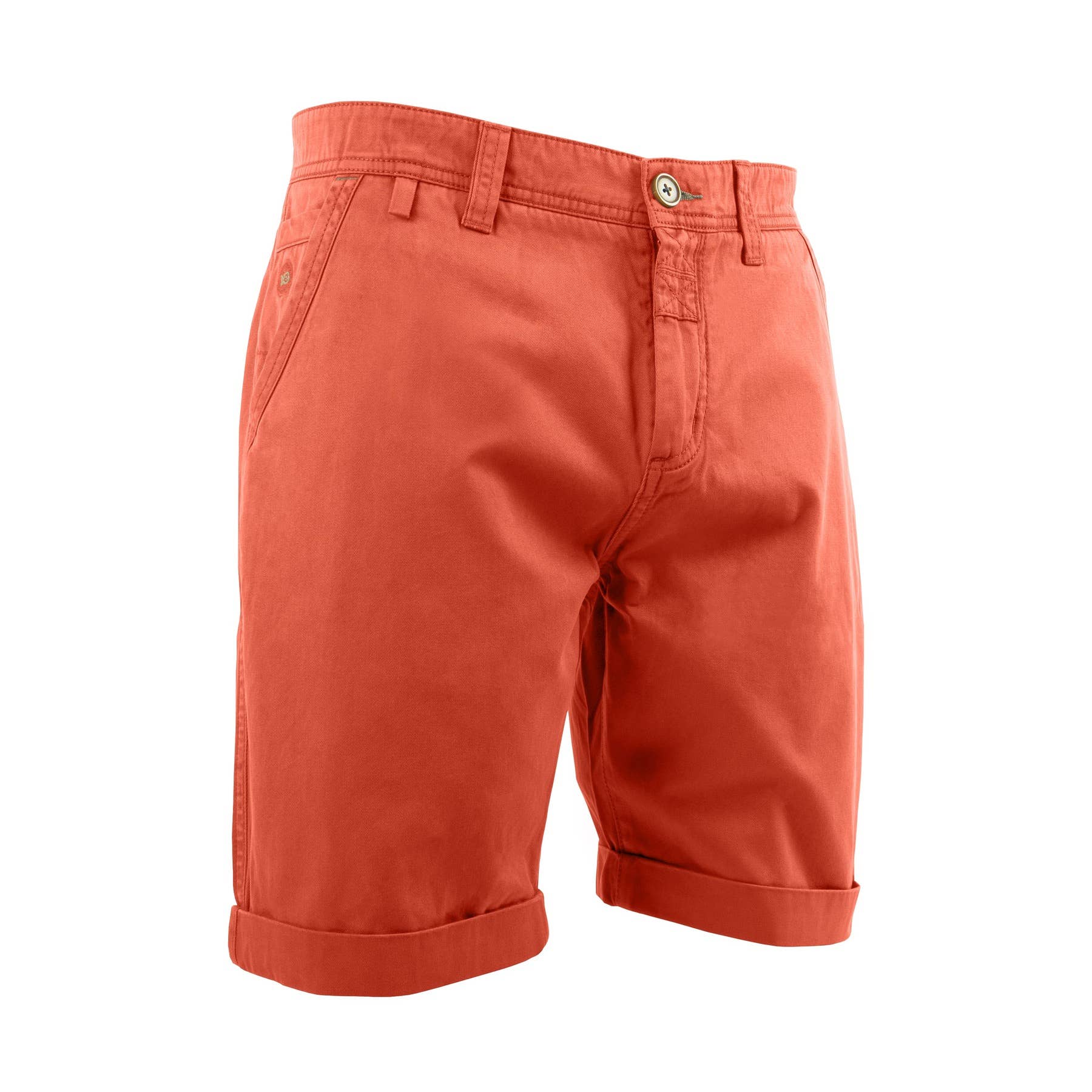 Bermuda in cotone biologico terracotta