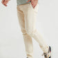 Pantaloni chino slim da uomo