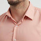 Camicia slim fit in modal color nude