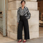 Pantaloni sartoriali a gamba larga Coline