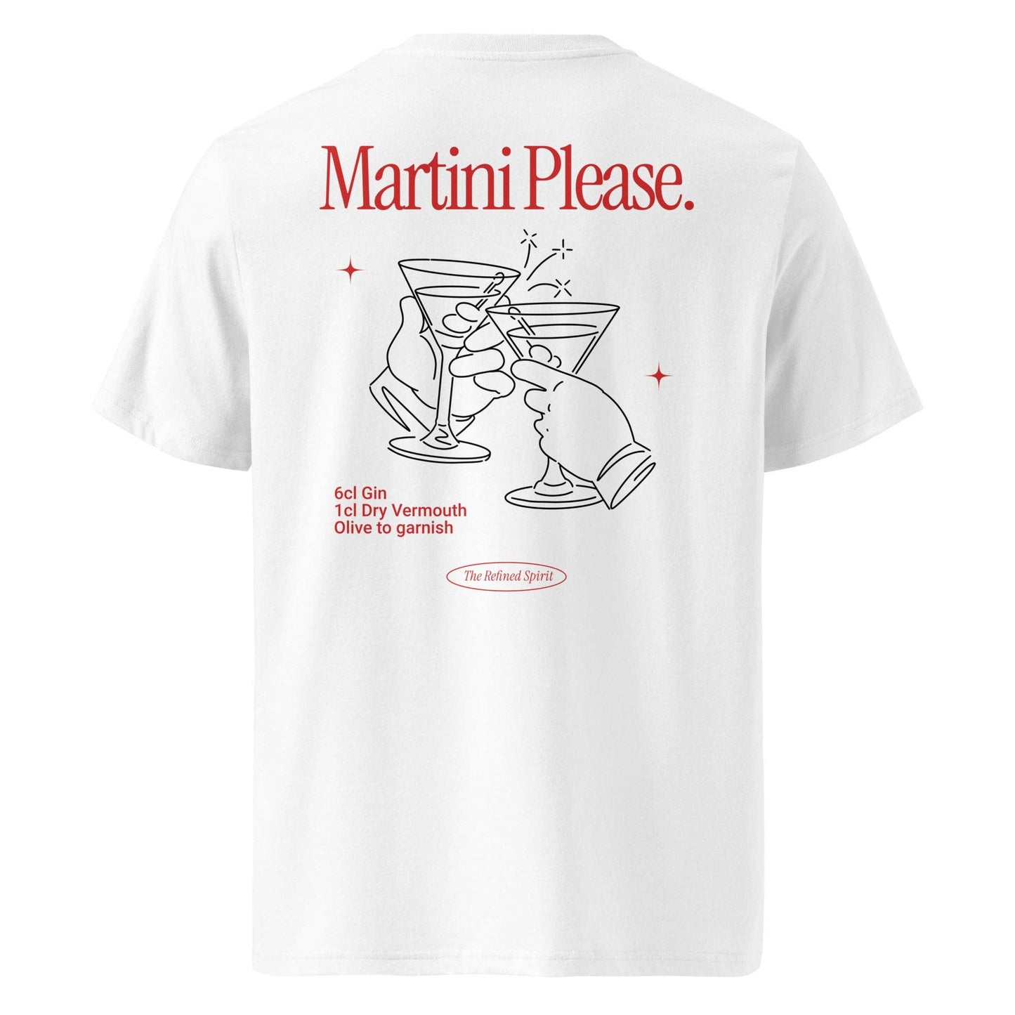 T-shirt biologica unisex Martini Please