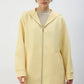 Giacca lunga con cappuccio e zip
