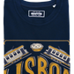 T-shirt Lisboa con grafica città Portogallo