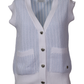 Gilet in maglia senza maniche in cotone