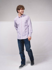 Camicia a righe regular fit