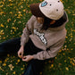 Cappellino vintage con logo ricamato in cotone biologico