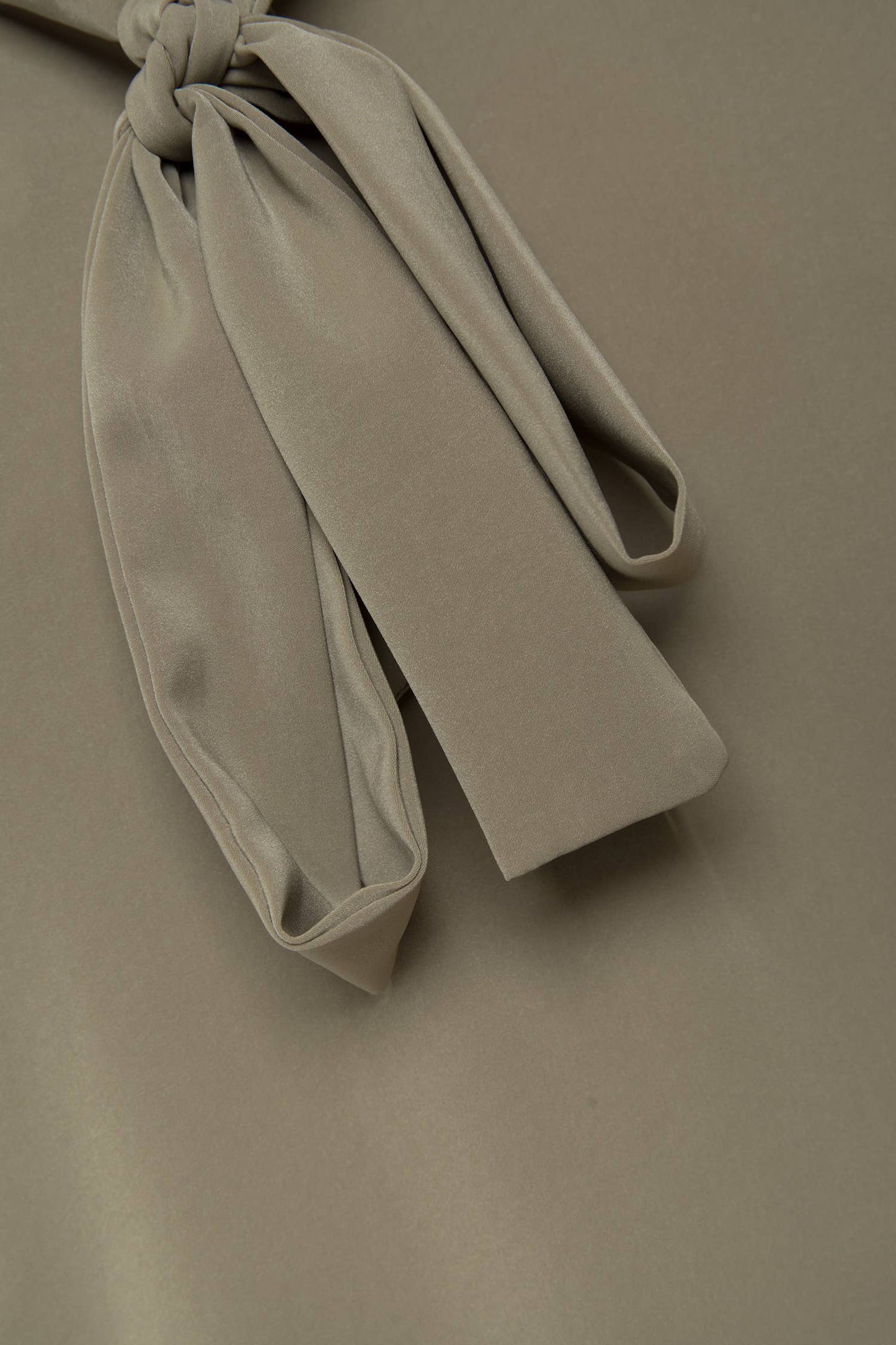 Top con Collo Alto e Fiocco