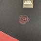 T-shirt unisex bicolor uva e nero con logo ricamato