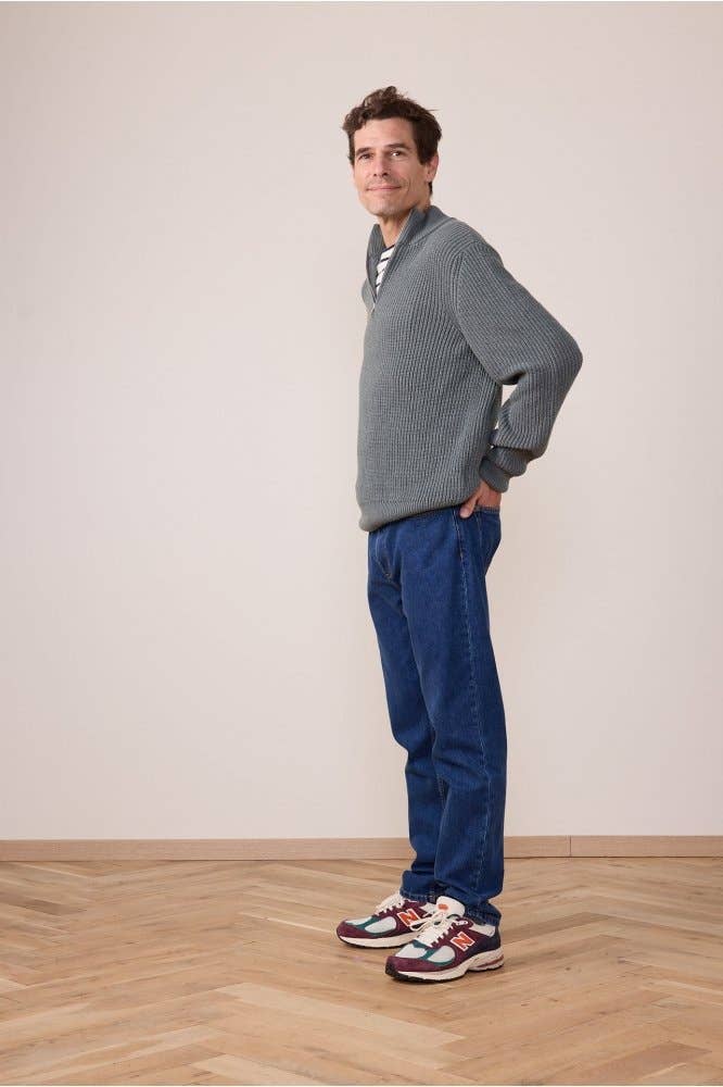 Jeans slim da uomo Cooper in denim blu