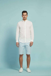 Camicia bianca in voile di cotone