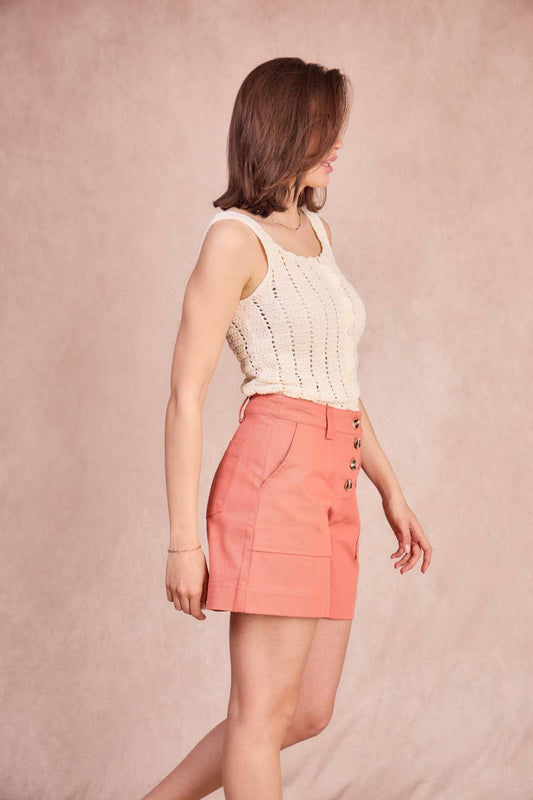 Shorts Prune in cotone