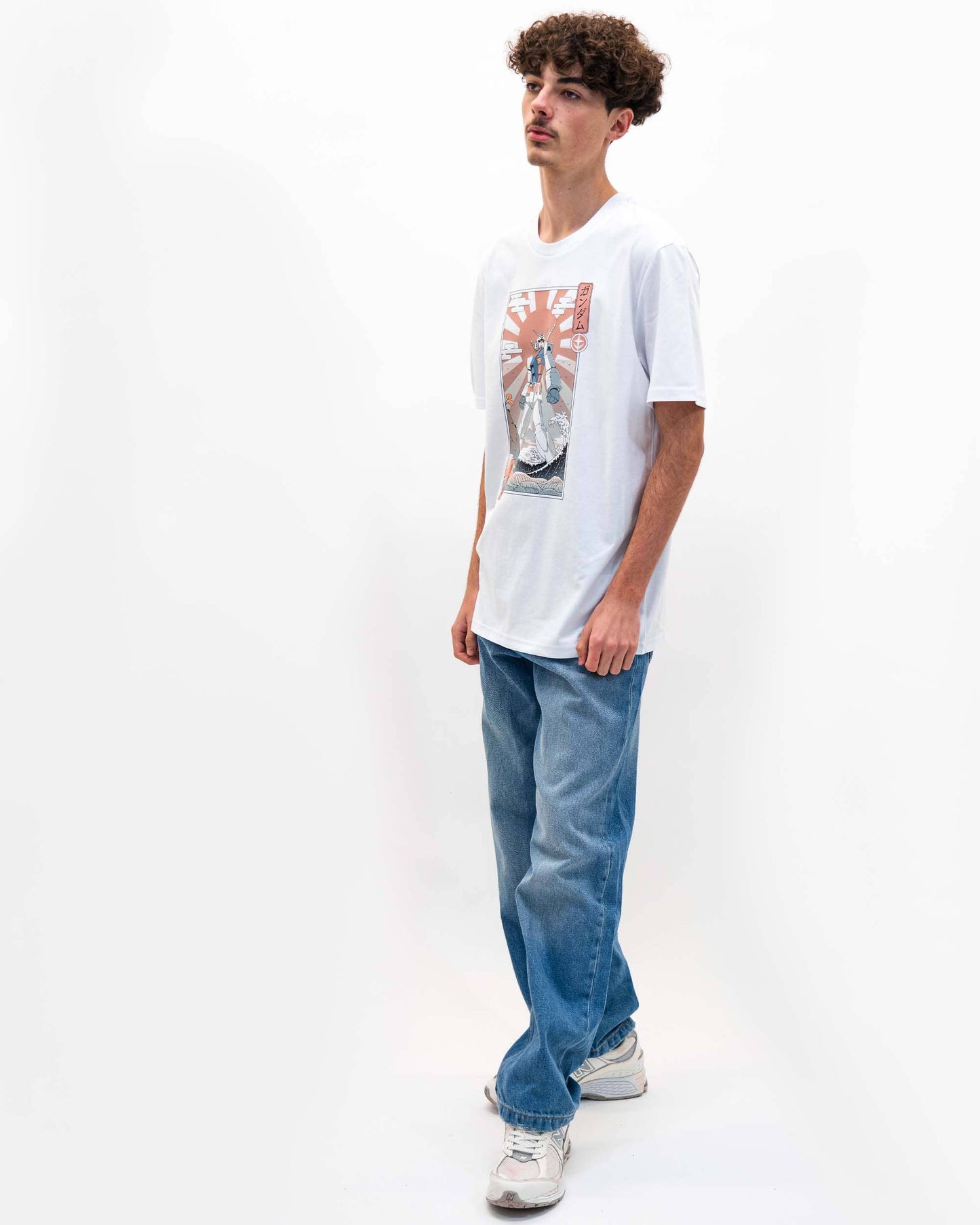 T-shirt Ukiyo-e con robot Mobile Suit