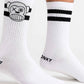 Calzini sportivi con logo Loco Monky bianchi