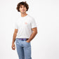 Cintura elastica intrecciata Provence viola e bianco