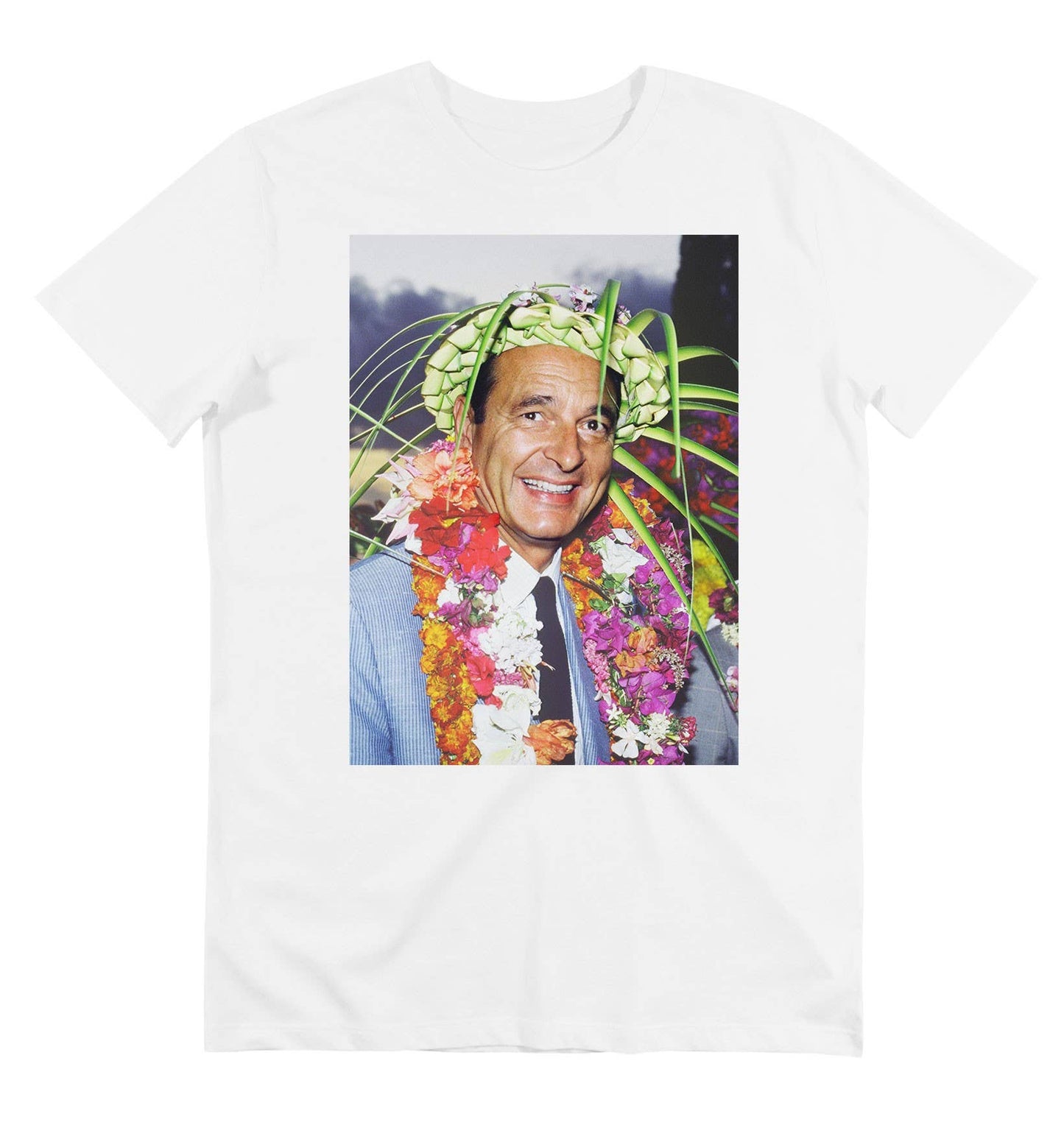 T-shirt unisex Chirac Fleurs in cotone biologico