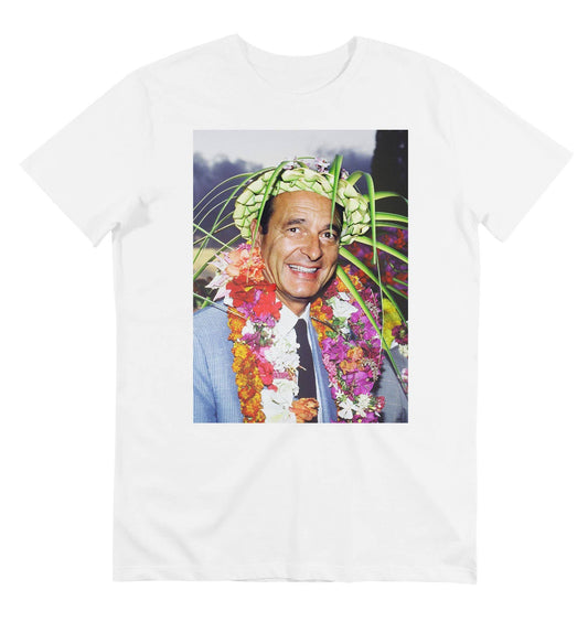 T-shirt unisex Chirac Fleurs in cotone biologico