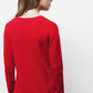 Maglione in maglia rasata girocollo