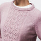 Maglione in Maglia Strutturata Girocollo