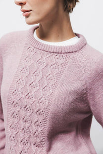 Maglione in Maglia Strutturata Girocollo