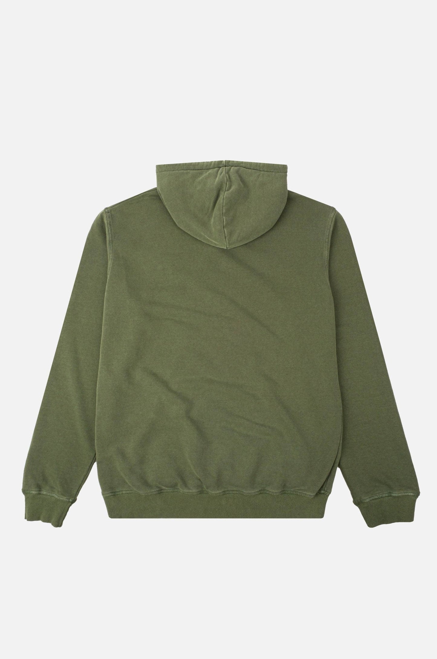 Felpa con cappuccio pesante in cotone biologico Verde Quercia
