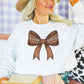 Felpa oversize con stampa fiocco football