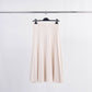 Gonna midi in maglia plissettata elasticizzata