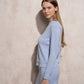 Maglione in maglia girocollo da donna