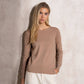 Maglione in maglia con lurex da donna