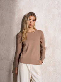 Maglione in maglia con lurex da donna