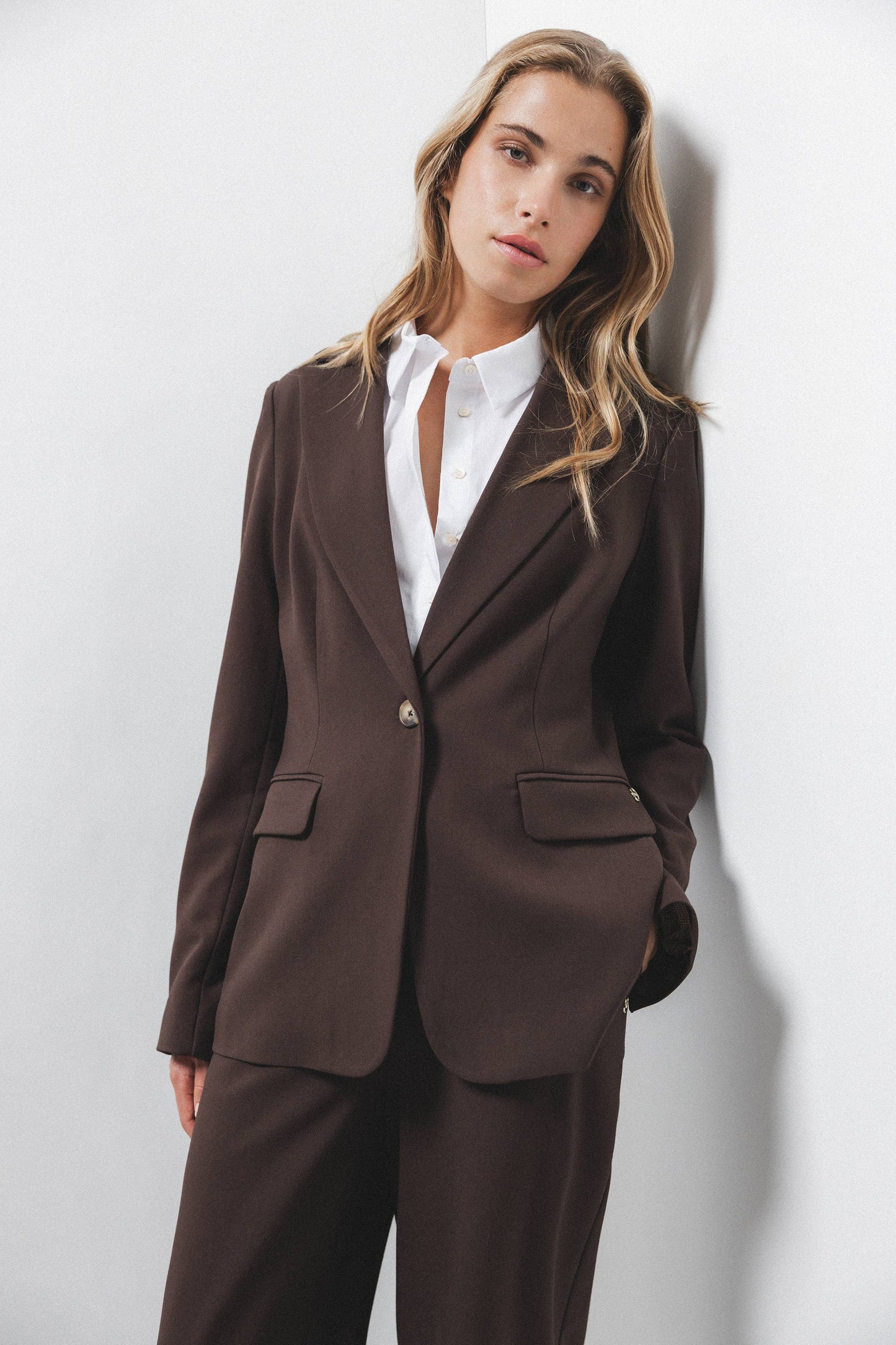 Blazer monopetto essenziale