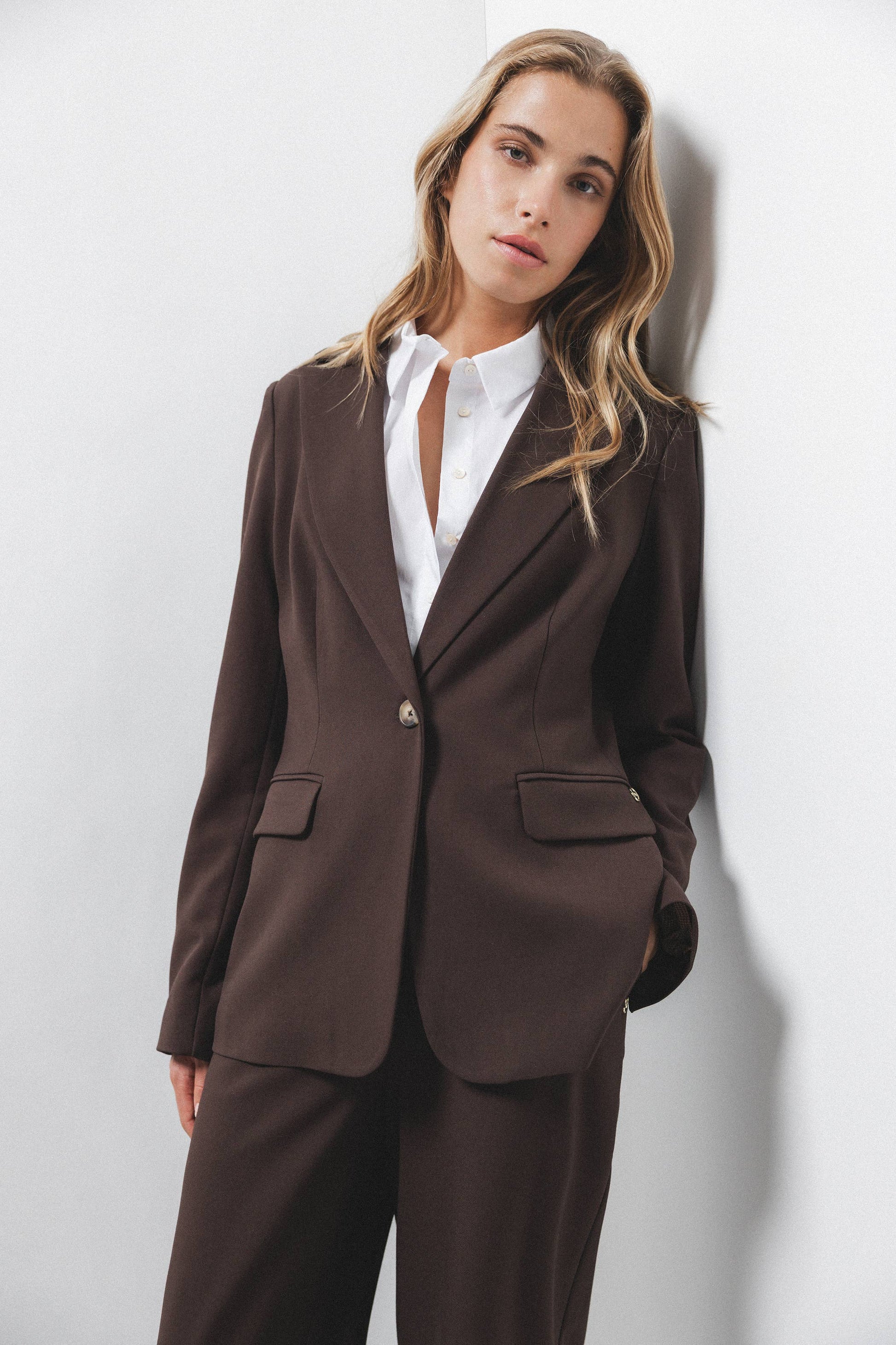 Blazer monopetto essenziale