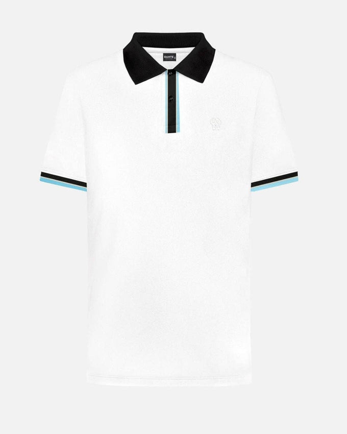 Polo uomo antimacchia Santorini in cotone piqué