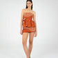Top a fascia bandana terracotta