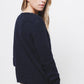 Maglione a maglia strutturata con scollo a V